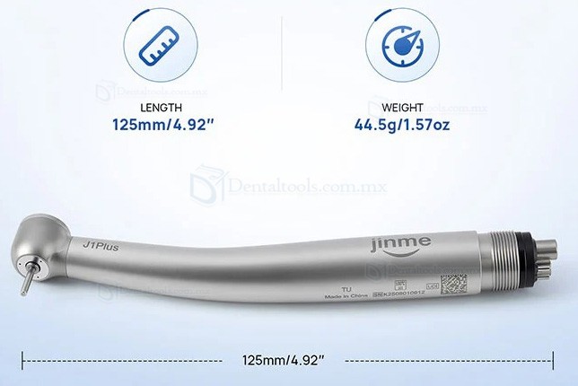 Jinme J1Plus Turbina dental de cabezal torque de 4 v&iacute;as